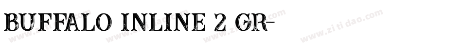 Buffalo Inline 2 Gr字体转换